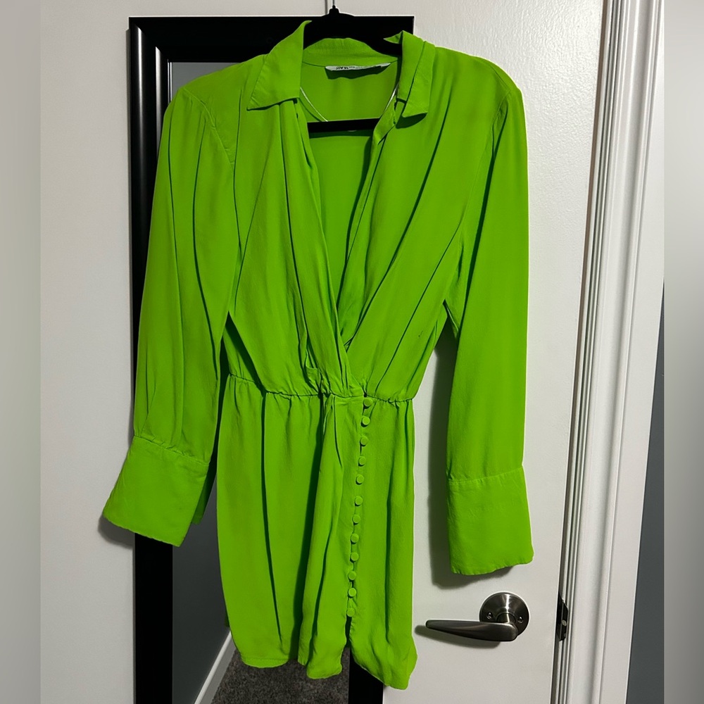 Vibrant Green Women's Top